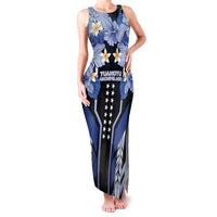 French Polynesia Tuamotu Archipelago Family Matching Tank Maxi Dress and Hawaiian Shirt Polynesian Pattern Unique Style