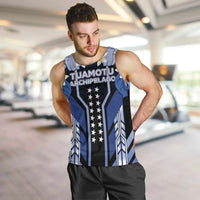 French Polynesia Tuamotu Archipelago Men Tank Top Polynesian Pattern Unique Style