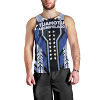 French Polynesia Tuamotu Archipelago Men Tank Top Polynesian Pattern Unique Style