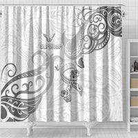 Brain Cancer Awareness Shower Curtain Ribbon Polynesian Pattern LT05 - Polynesian Pride