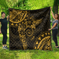 Polynesian Sunset Plumeria Quilt Gold Polynesian Tattoo