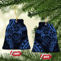 Polynesian Sunset Plumeria Ceramic Ornament Navy Polynesian Tattoo