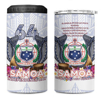 Samoa Independence Day 4 in 1 Can Cooler Tumbler Samoa United For A New Beginning
