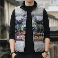 Samoa Independence Day Sleeveless Puffer Jacket Samoa United For A New Beginning