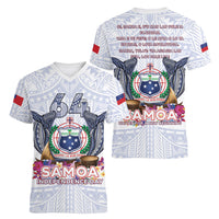 Samoa Independence Day Women V-Neck T-Shirt Samoa United For A New Beginning