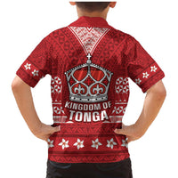 Tonga King Tupou VI Day Family Matching Mermaid Dress and Hawaiian Shirt Traditional Tongan Kupesi Pattern