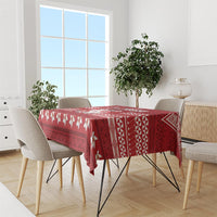 Tonga King Tupou VI Day Tablecloth Traditional Tongan Kupesi Pattern