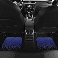Fiji Drua Car Mats Fijian Tapa Pattern