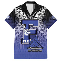 Custom Fiji Drua Family Matching Tank Maxi Dress and Hawaiian Shirt Fijian Tapa Pattern