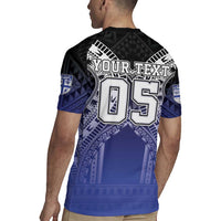 Custom Fiji Drua Rugby Jersey Fijian Tapa Pattern