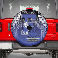 Fiji Drua Spare Tire Cover Fijian Tapa Pattern LT05 - Polynesian Pride