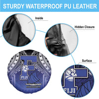 Fiji Drua Spare Tire Cover Fijian Tapa Pattern LT05 - Polynesian Pride