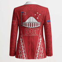 Samoa FAST Blazer Forever Proud Samoan Tribal Pattern - Polynesian Pride
