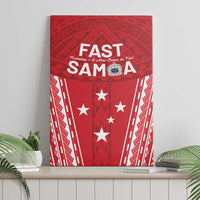 Samoa FAST Canvas Wall Art Forever Proud Samoan Tribal Pattern - Polynesian Pride