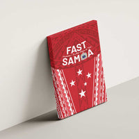 Samoa FAST Canvas Wall Art Forever Proud Samoan Tribal Pattern - Polynesian Pride