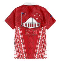 Samoa FAST Family Matching Short Sleeve Bodycon Dress and Hawaiian Shirt Forever Proud Samoan Tribal Pattern - Polynesian Pride