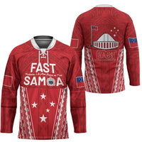 Samoa FAST Hockey Jersey Forever Proud Samoan Tribal Pattern LT05 - Polynesian Pride