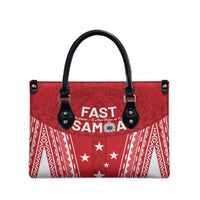 Samoa FAST Leather Bag Forever Proud Samoan Tribal Pattern - Polynesian Pride