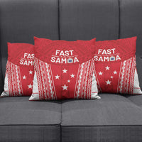 Samoa FAST Pillow Cover Forever Proud Samoan Tribal Pattern - Polynesian Pride