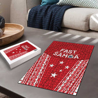 Samoa FAST Puzzle Forever Proud Samoan Tribal Pattern - Polynesian Pride