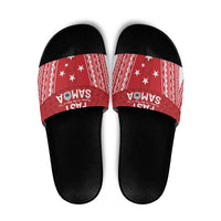 Samoa FAST Slide Sandals Forever Proud Samoan Tribal Pattern - Polynesian Pride