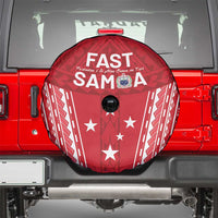 Samoa FAST Spare Tire Cover Forever Proud Samoan Tribal Pattern - Polynesian Pride