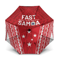 Samoa FAST Umbrella Forever Proud Samoan Tribal Pattern - Polynesian Pride