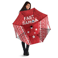 Samoa FAST Umbrella Forever Proud Samoan Tribal Pattern - Polynesian Pride