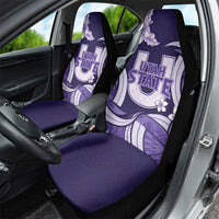 Utah State Polynesian Heritage Car Seat Cover Floral Tribal Pattern Tropical Flowers