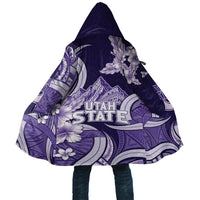 Utah State Polynesian Heritage Cloak Floral Tribal Pattern Tropical Flowers