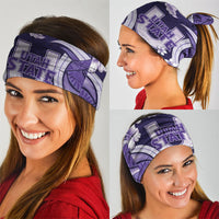 Utah State Polynesian Heritage Neck Gaiter Floral Tribal Pattern Tropical Flowers