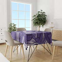 Utah State Polynesian Heritage Tablecloth Floral Tribal Pattern Tropical Flowers