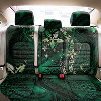 Hawaii Makahiki Season Back Car Seat Cover Floral Tribal Tattoo Green Galaxy