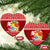 Tonga Christmas Ceramic Ornament Kilisimasi Fiefia Santas Coat Of Arms LT05 Heart Red - Polynesian Pride