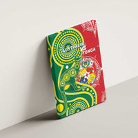 Tonga Australia Rugby Canvas Wall Art Kangaroos And Tonga Mate Maa Together LT05 - Polynesian Pride