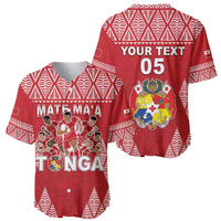 Custom Tonga Rugby Baseball Jersey Tonga Mate Ma'a Take The Lead LT05 - Polynesian Pride