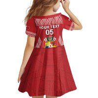 Custom Tonga Rugby Family Matching Mermaid Dress and Hawaiian Shirt Tonga Mate Ma'a Take The Lead LT05 - Polynesian Pride