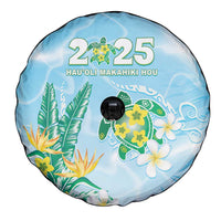 2025 Aloha Hawaii Spare Tire Cover Tropical Flowers And Honu