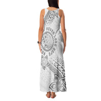 Brain Cancer Warrior Family Matching Tank Maxi Dress and Hawaiian Shirt Never Give Up