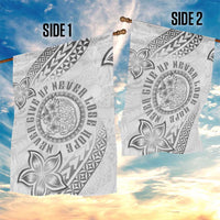 Brain Cancer Warrior Garden Flag Never Give Up