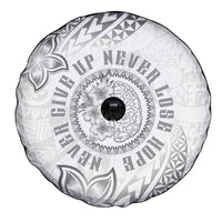 Brain Cancer Warrior Spare Tire Cover Never Give Up LT05 - Polynesian Pride