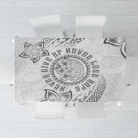 Brain Cancer Warrior Tablecloth Never Give Up