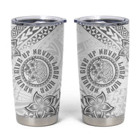 Brain Cancer Warrior Tumbler Cup Never Give Up