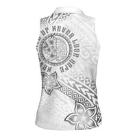 Brain Cancer Warrior Women Sleeveless Polo Shirt Never Give Up