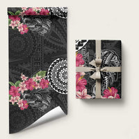 Black Polynesian Hammerhead Shark Tribal Pattern Wrapping Paper - Polynesian Pride