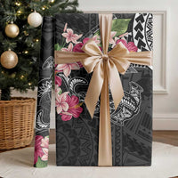 Black Polynesian Hammerhead Shark Tribal Pattern Wrapping Paper - Polynesian Pride