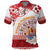 French Polynesia Internal Autonomy Day Polo Shirt Tropical Hibiscus And Turtle Pattern