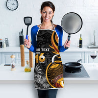 Personalised Papua New Guinea Apron Happy 50th Independence Anniversary LT05 Black - Polynesian Pride