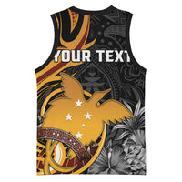 Personalised Papua New Guinea Basketball Jersey Happy 50th Independence Anniversary LT05 - Polynesian Pride