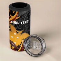 Personalised Papua New Guinea 4 in 1 Can Cooler Tumbler Happy Independence Day LT05 - Polynesian Pride